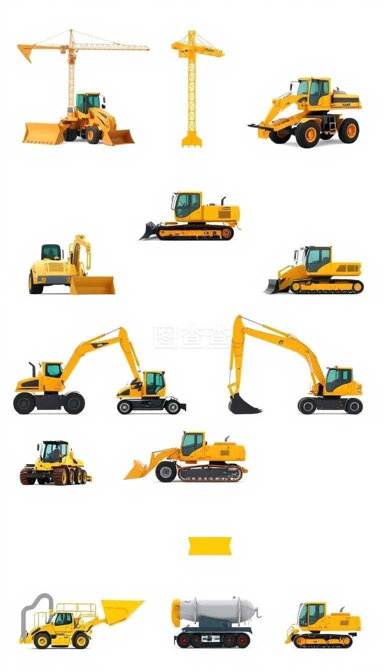 建筑工程機械 運輸、推土、裝載與挖掘設備的全面解析
